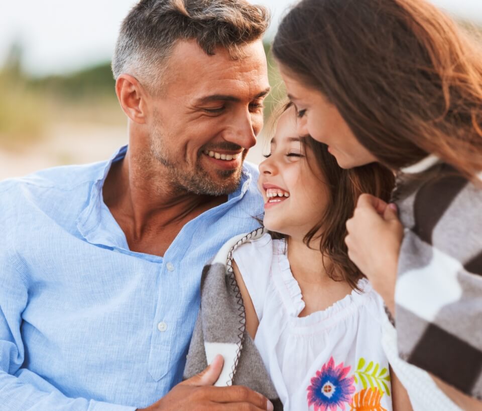 family smiling after visiting Beavercreek Dental - dentist in Oregon City, OR